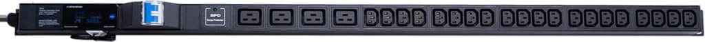 Basic PDU with Surge Protect, MCB & Amper Meter PDU 24 SOCKET 32A
