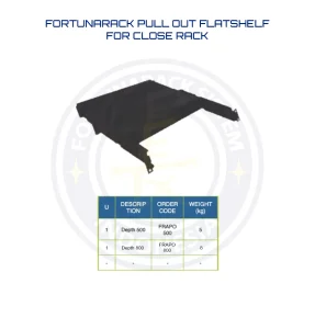 Pull Out Flatshelf for Close Rack