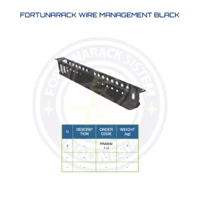 Wire Management Black